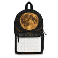 UV Stamp logo pattern Backpack | celestial moons stars logo