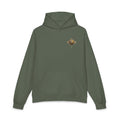 New! UV Sun Moon Graphics Puff Hoodie | Minimal Chest Graphic, Neutral Sweatshirt