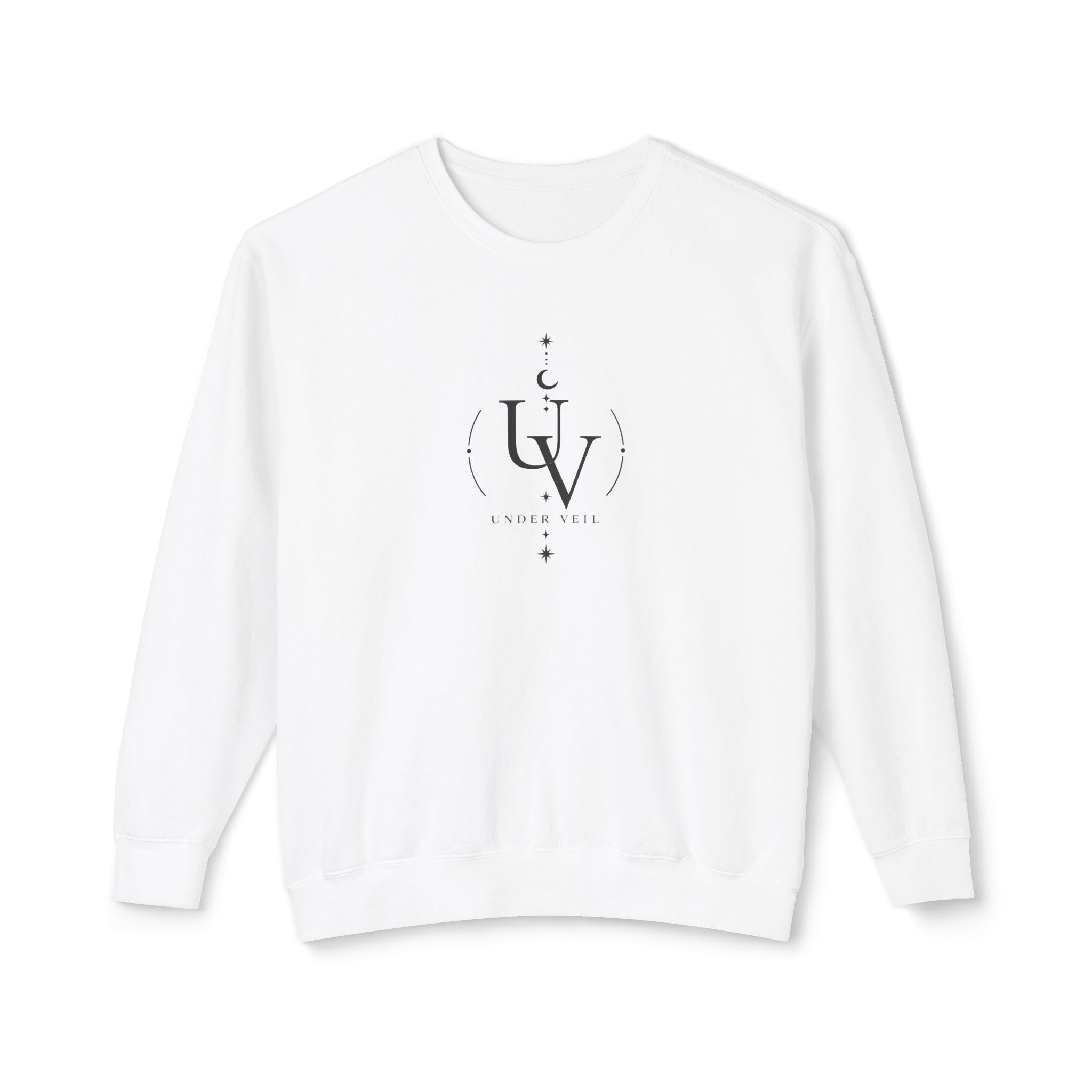 New! UV Graphics Dragon Eye Crewneck Sweatshirt | Minimal Rune Front, Dark Dragon Eye Back