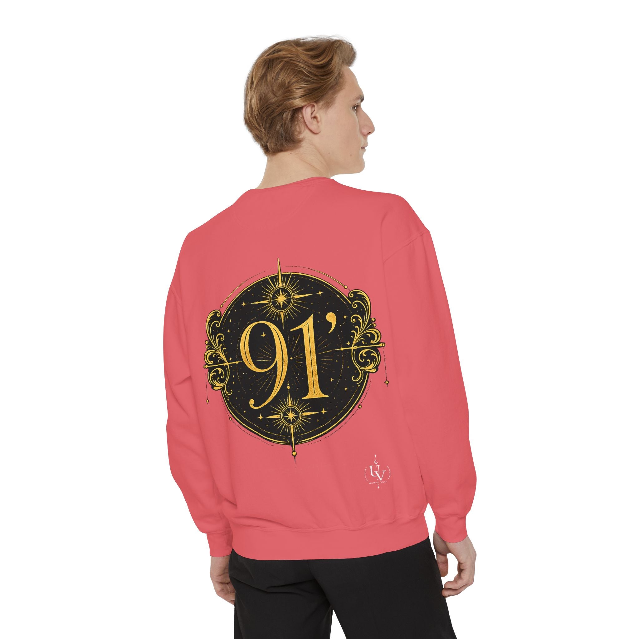 New! UV Graphics Established 91 vintage crest Sweatshirt | 91 compass back graphic