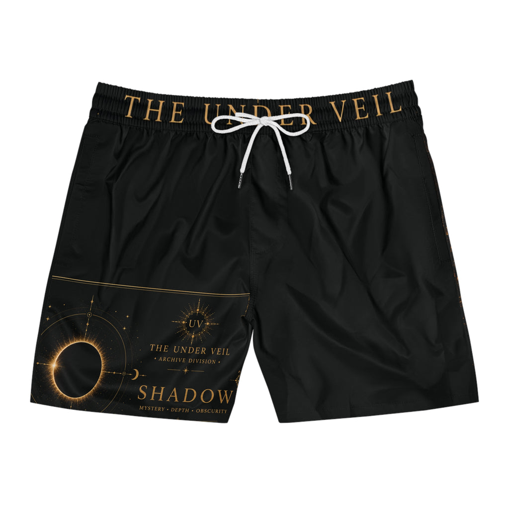 UV Adam Shadow celestial figure Swim Shorts | lunar phase graphic