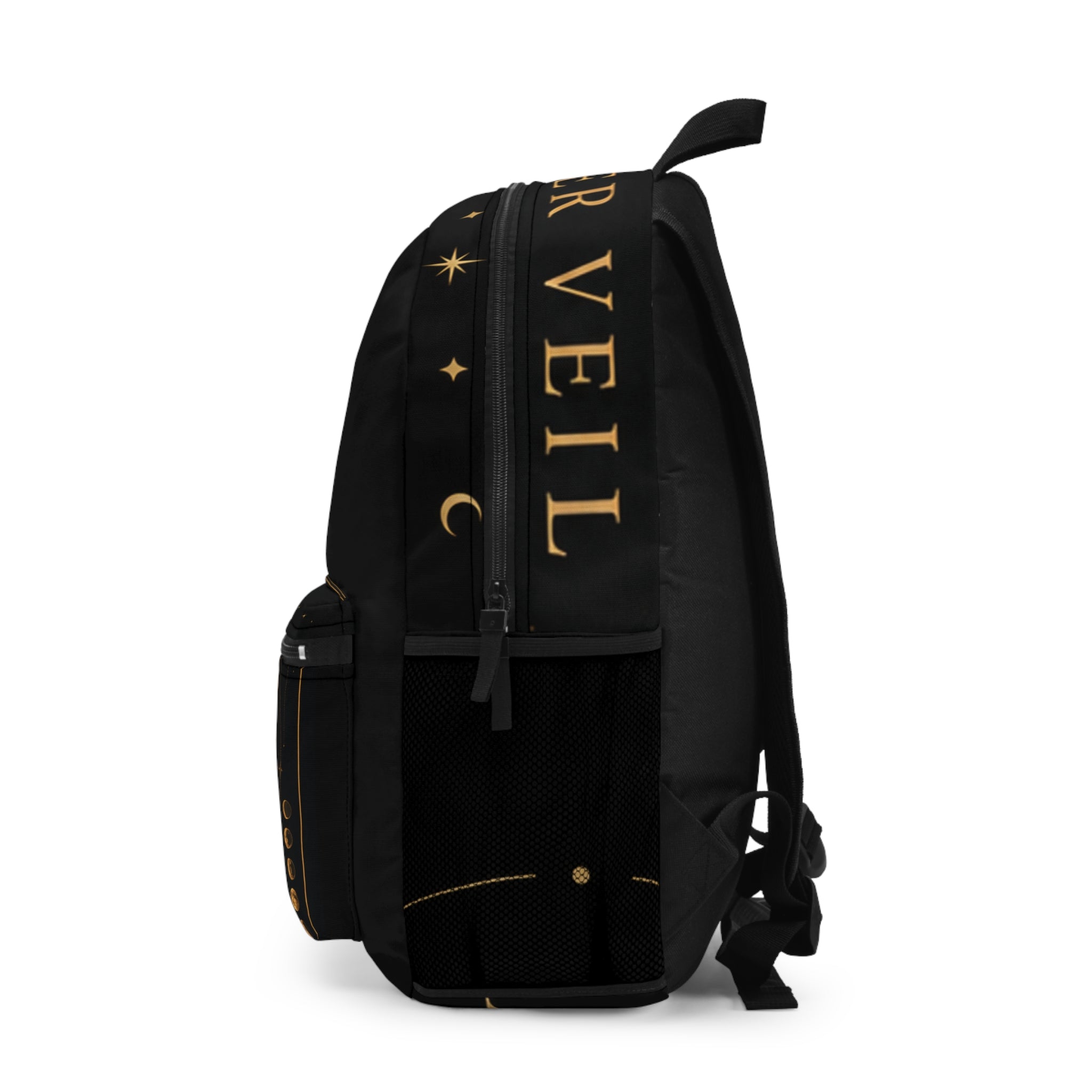 UV stamp pattern Backpack | celestial moons & stars