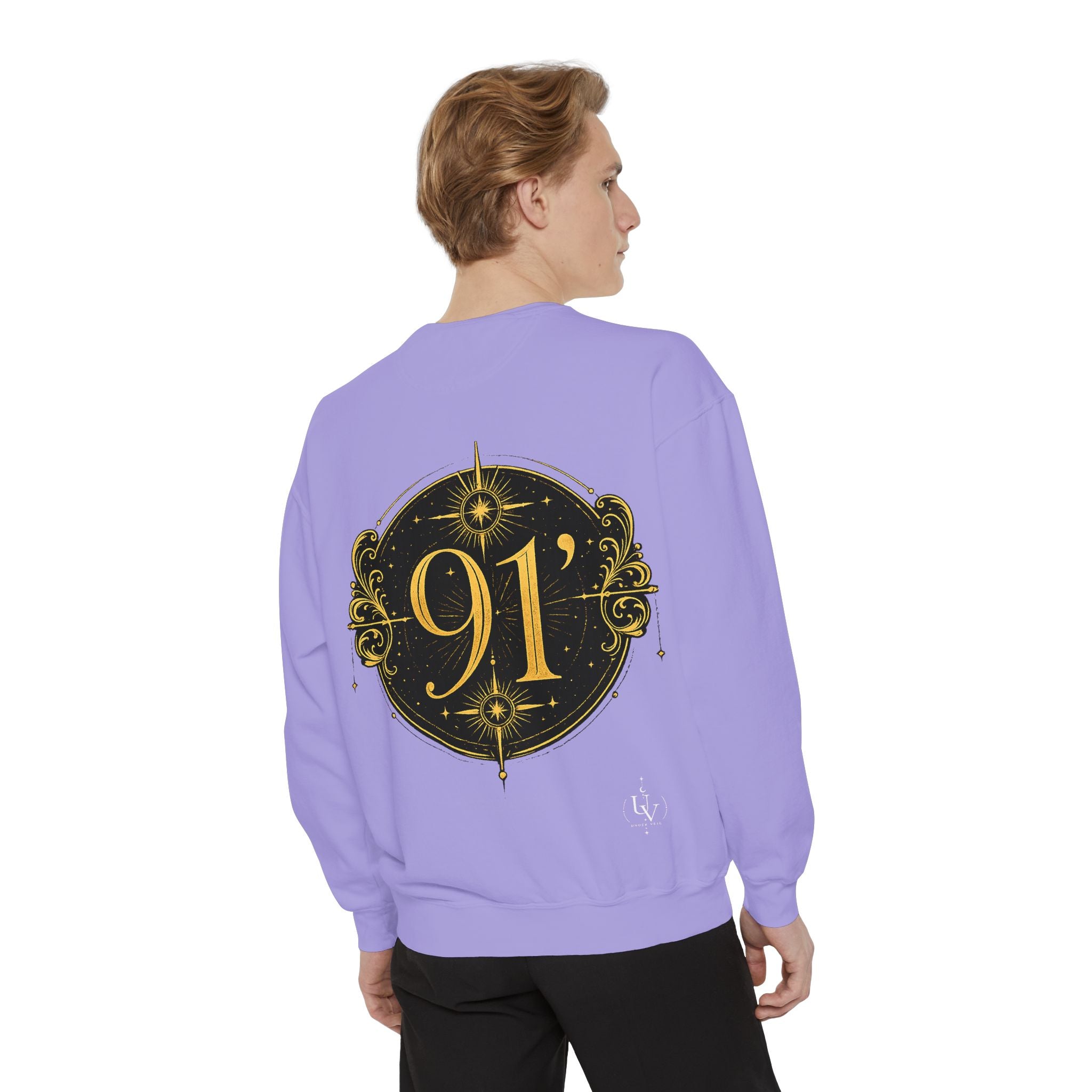 New! UV Graphics Established 91 vintage crest Sweatshirt | 91 compass back graphic