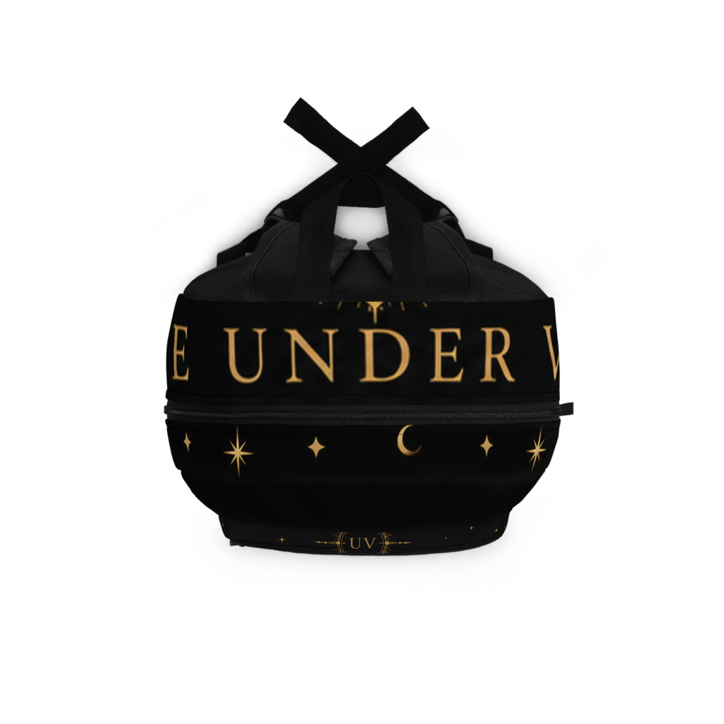 UV stamp pattern Backpack | celestial moons & stars