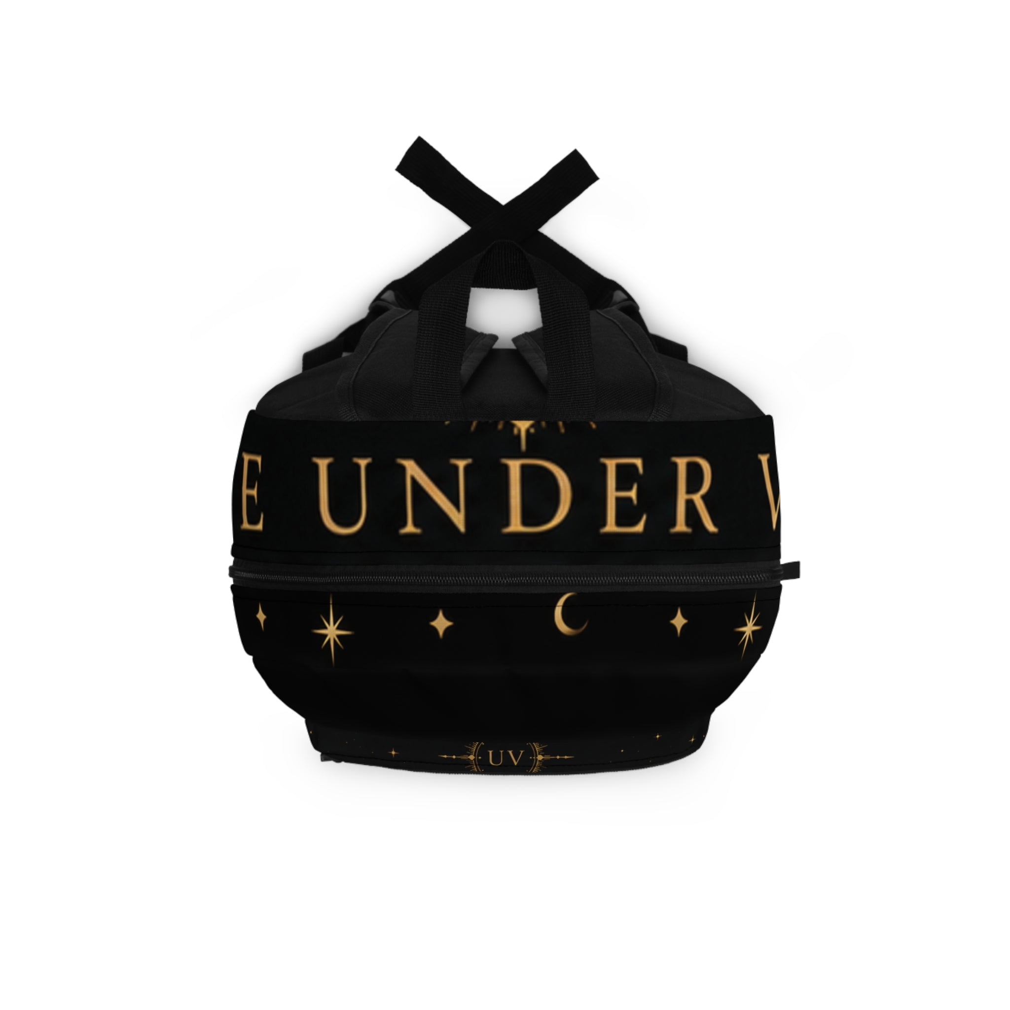 UV stamp pattern Backpack | celestial moons & stars
