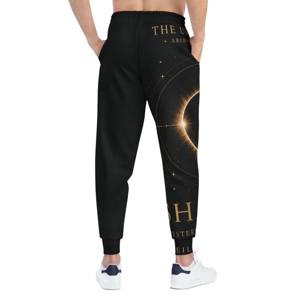 Celestial Eclipse Joggers — Astrological Moon Phase Athletic Pants