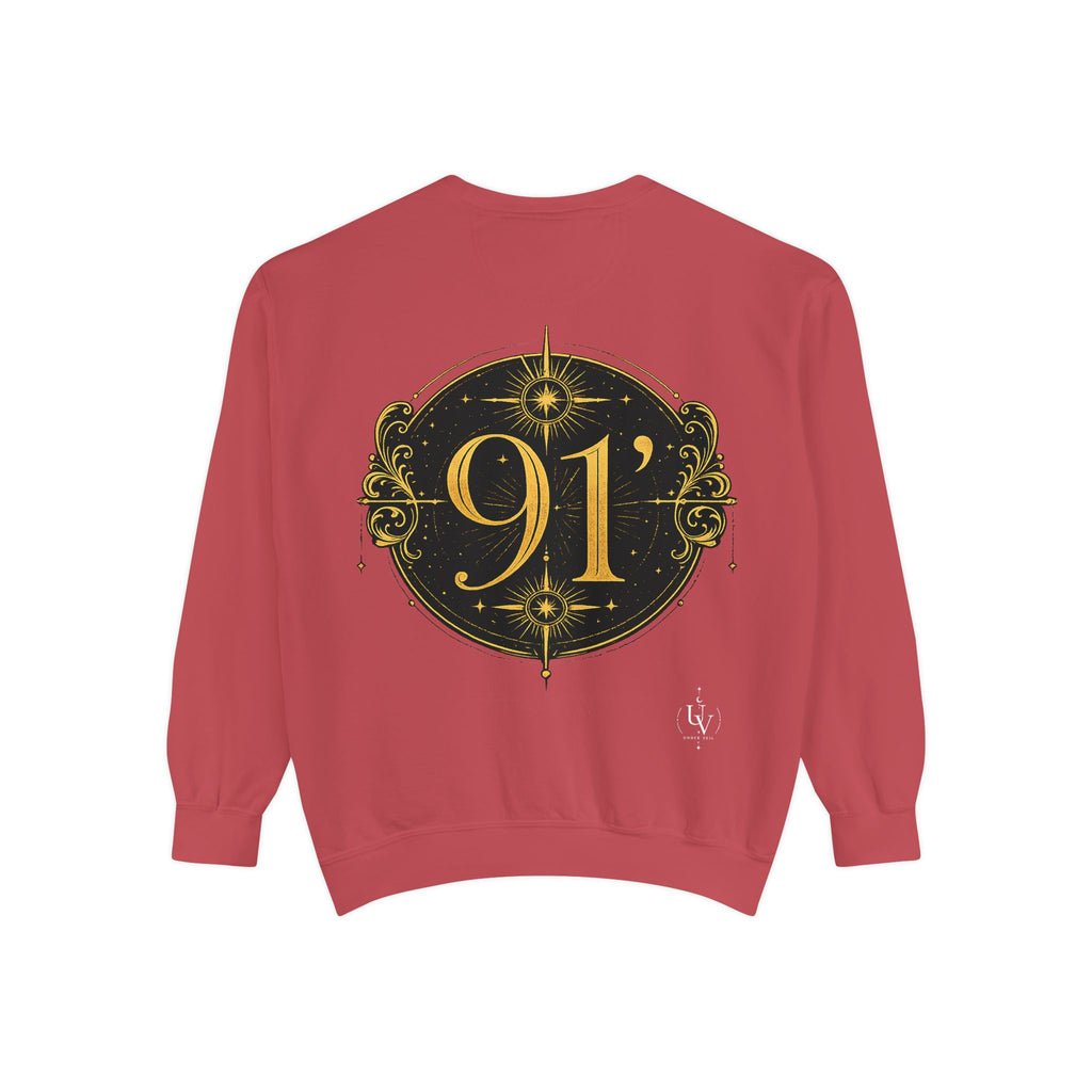 New! UV Graphics Established 91 vintage crest Sweatshirt | 91 compass back graphic