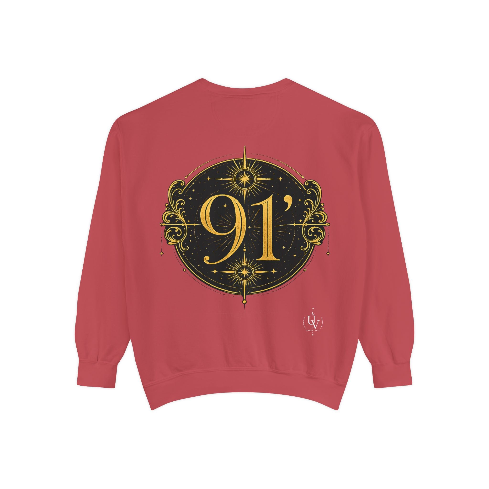 New! UV Graphics Established 91 vintage crest Sweatshirt | 91 compass back graphic