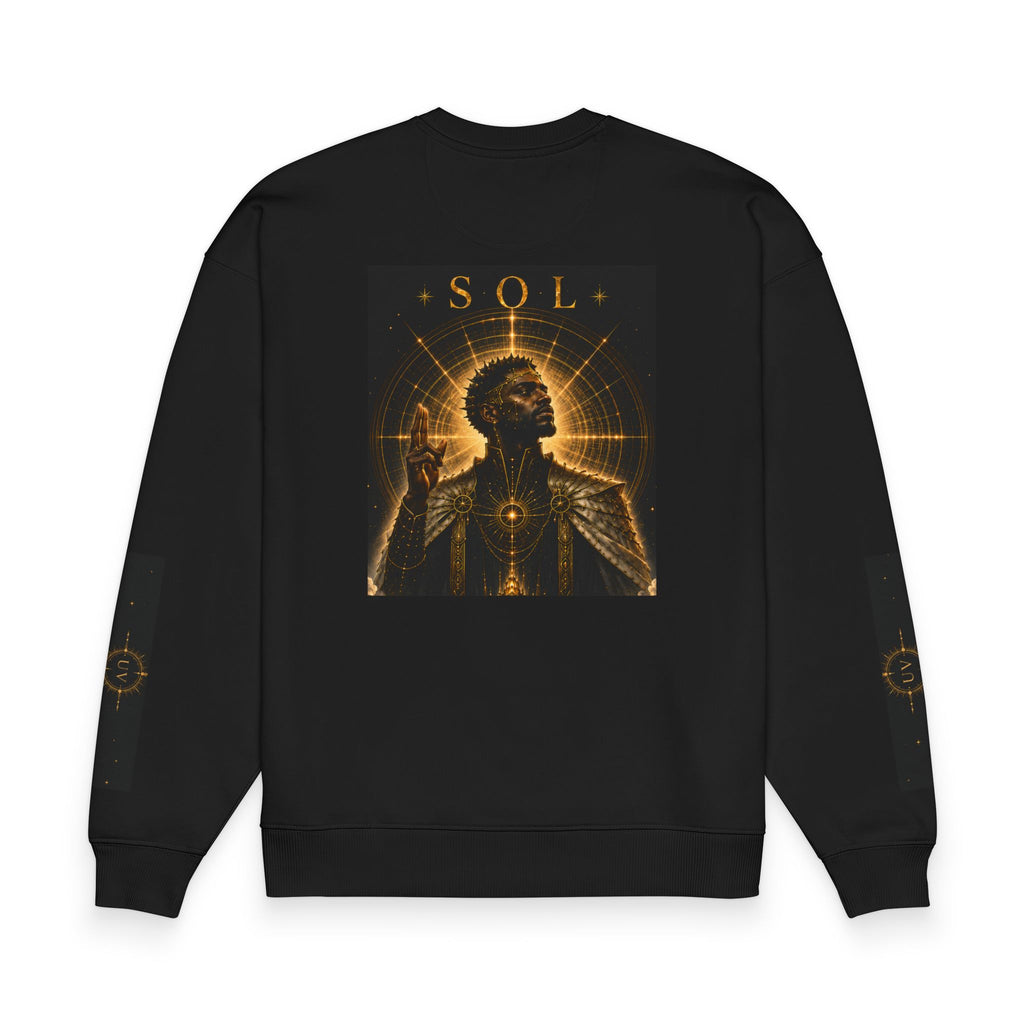 UV SOL graphic sweatshirt | celestial logo crewneck
