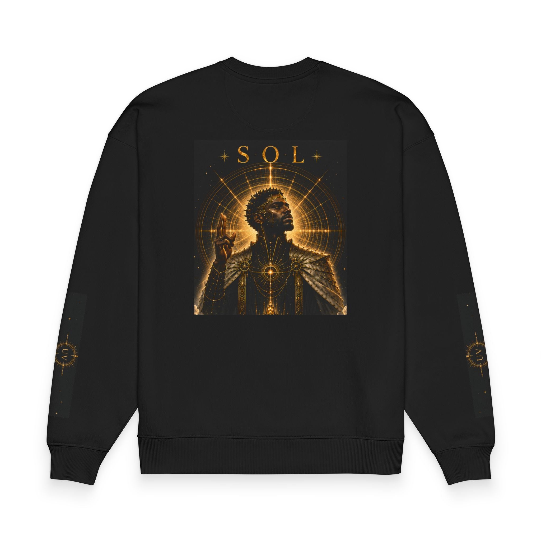 UV SOL graphic sweatshirt | celestial logo crewneck