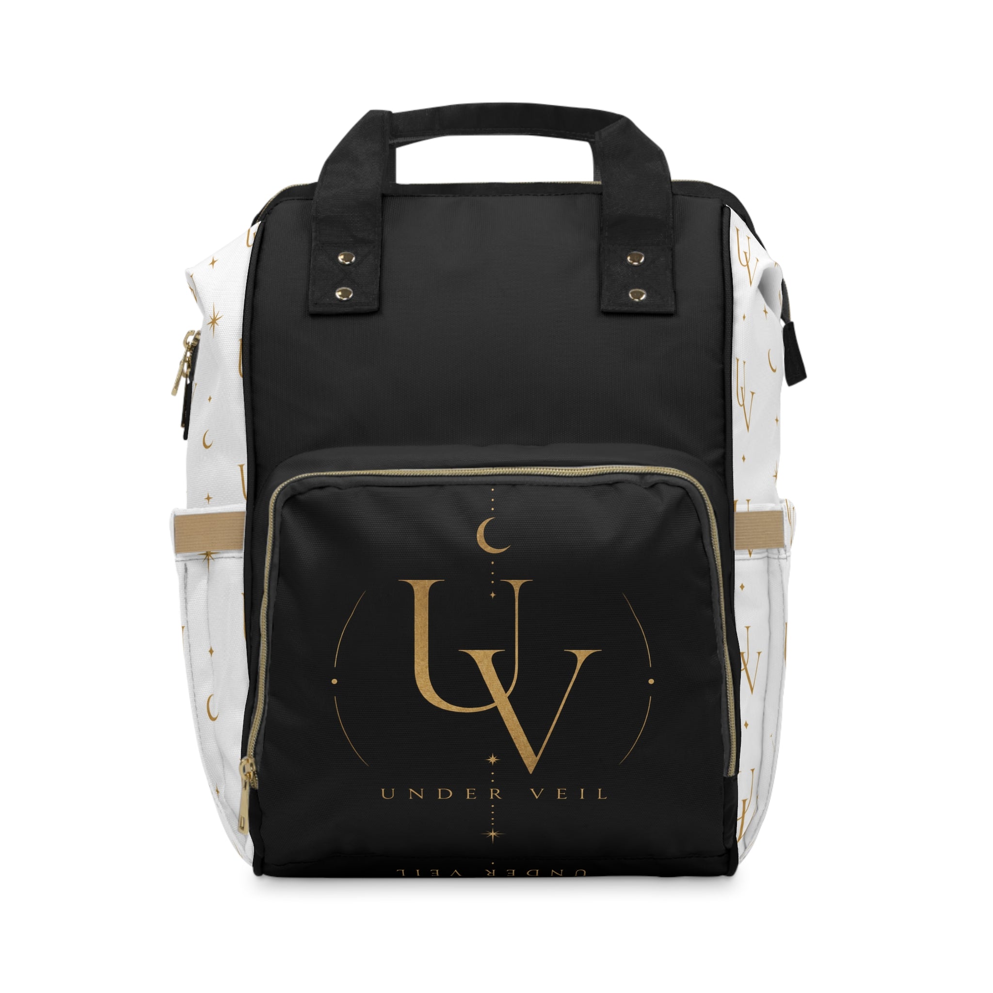 UV Stamp Moonlit Goddess Diaper Backpack | Celestial Phase Design