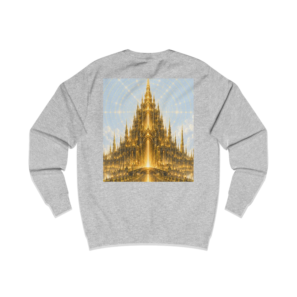 Sol Golden King Sweatshirt — Regal Sun-Inspired Graphic Crewneck