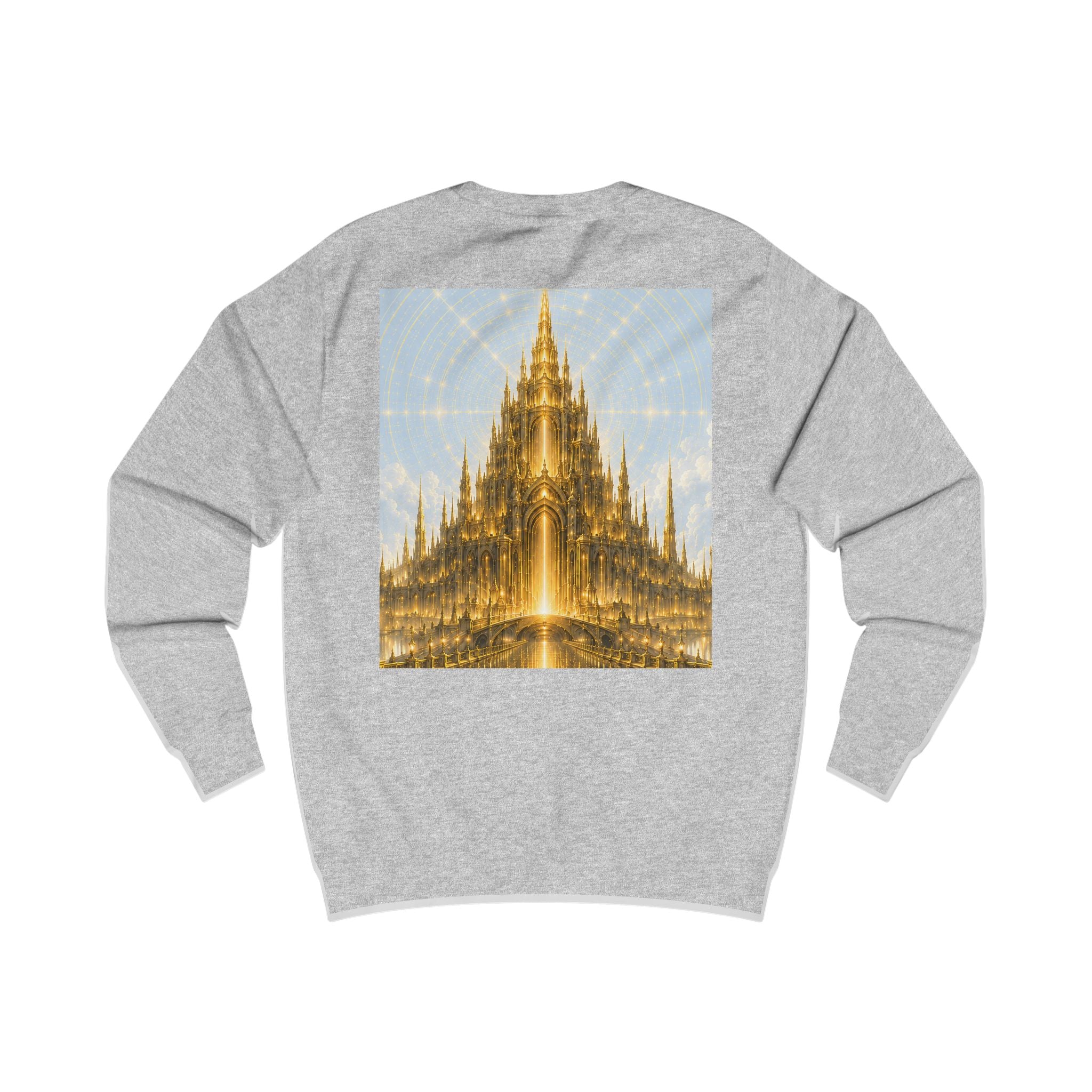 Sol Golden King Sweatshirt — Regal Sun-Inspired Graphic Crewneck