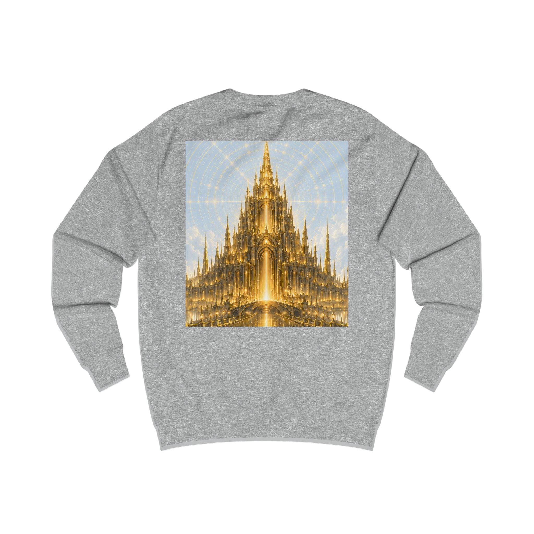 Sol Golden King Sweatshirt — Regal Sun-Inspired Graphic Crewneck
