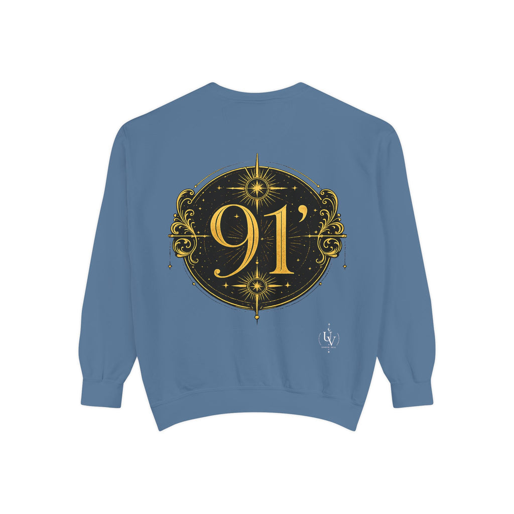 New! UV Graphics Established 91 vintage crest Sweatshirt | 91 compass back graphic