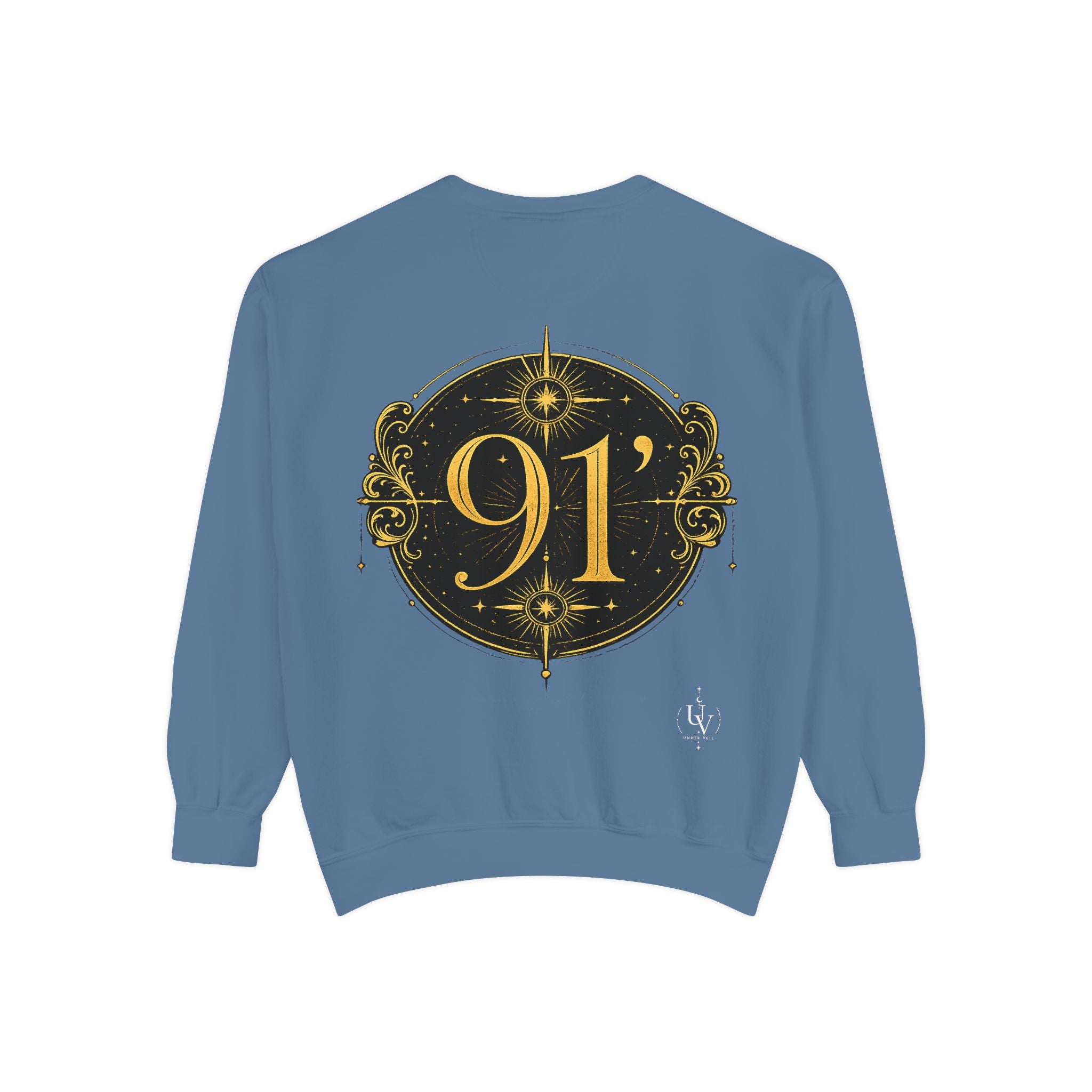 New! UV Graphics Established 91 vintage crest Sweatshirt | 91 compass back graphic
