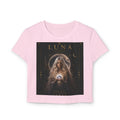 UV Luna Moon Goddess crop tee | Moon phases, mystical celestial art