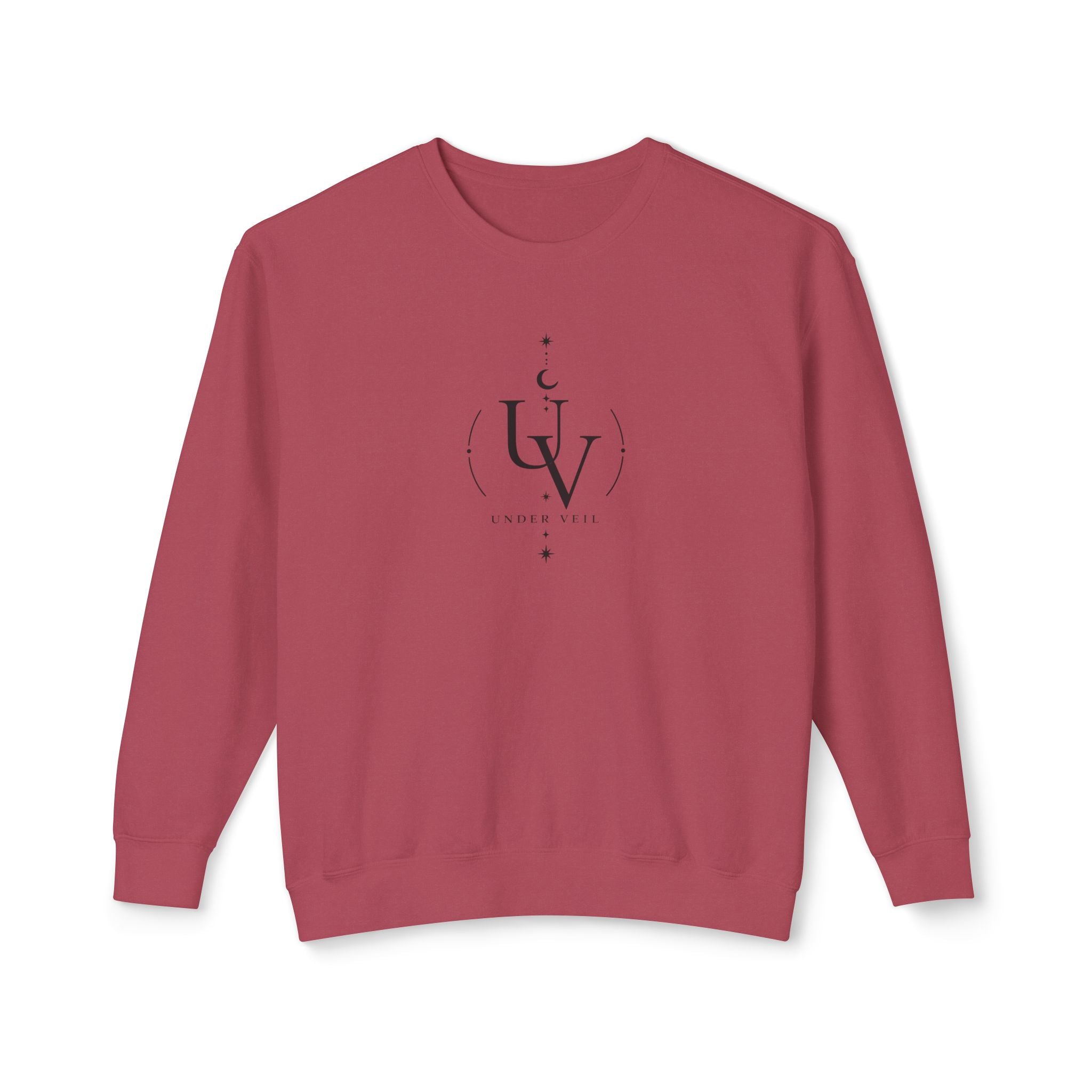 New! UV Graphics Dragon Eye Crewneck Sweatshirt | Minimal Rune Front, Dark Dragon Eye Back