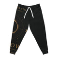 Celestial Eclipse Joggers — Astrological Moon Phase Athletic Pants