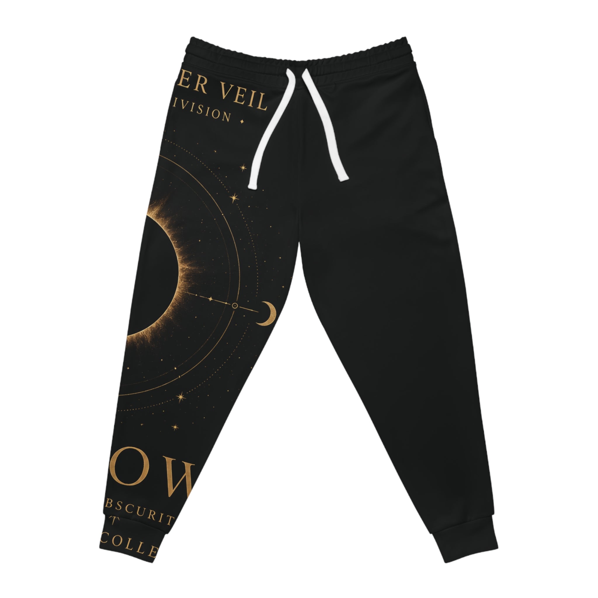 Celestial Eclipse Joggers — Astrological Moon Phase Athletic Pants
