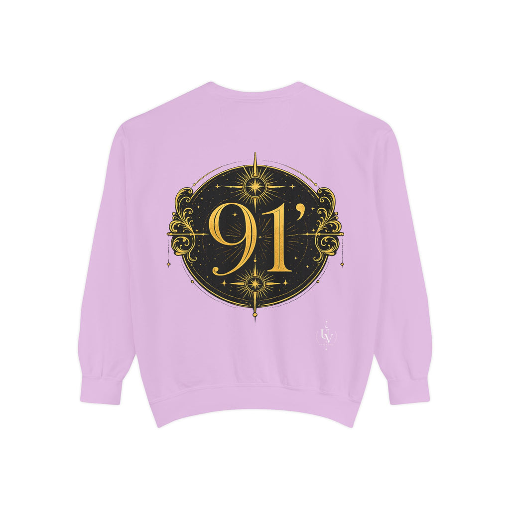 New! UV Graphics Established 91 vintage crest Sweatshirt | 91 compass back graphic