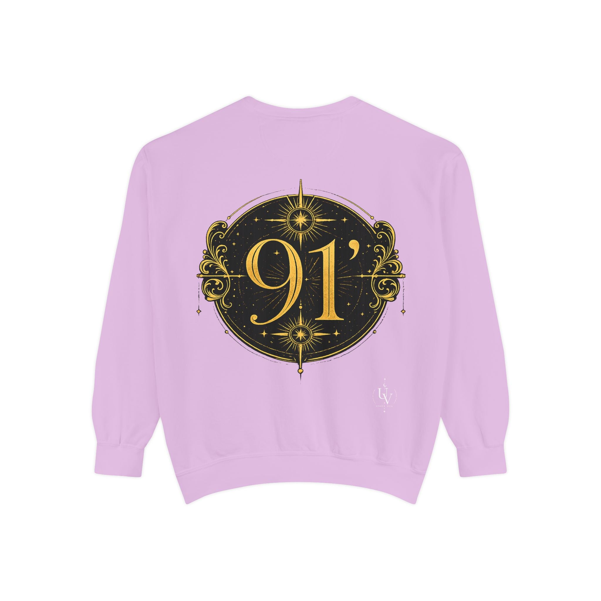 New! UV Graphics Established 91 vintage crest Sweatshirt | 91 compass back graphic