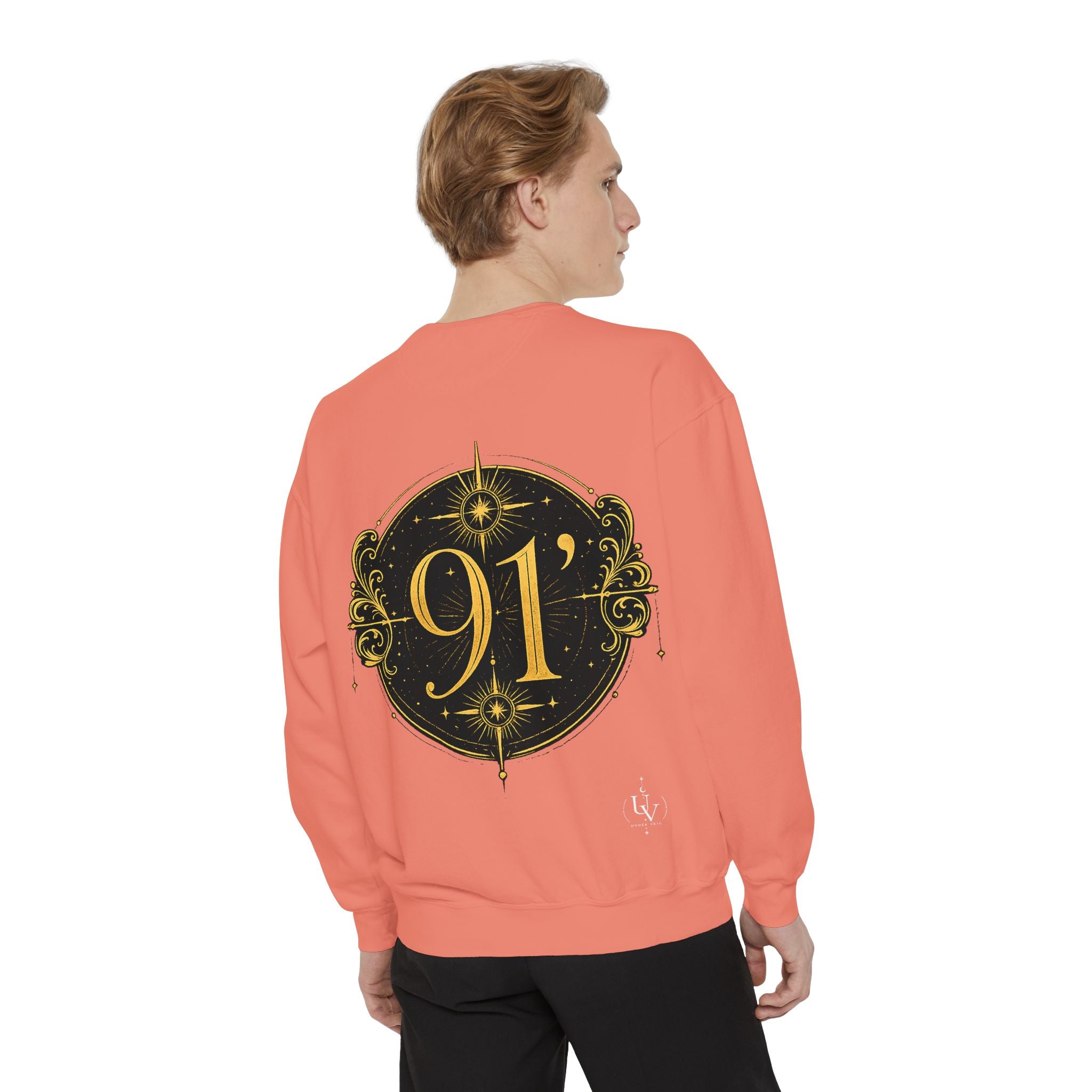New! UV Graphics Established 91 vintage crest Sweatshirt | 91 compass back graphic
