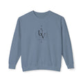 New! UV Graphics Dragon Eye Crewneck Sweatshirt | Minimal Rune Front, Dark Dragon Eye Back
