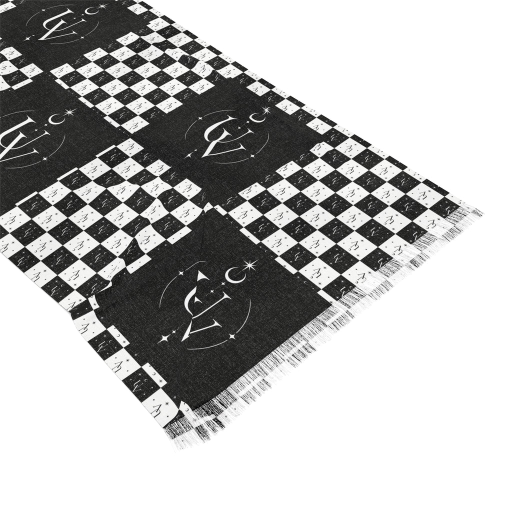 UV Signature Checkerboard Monogram Light Scarf