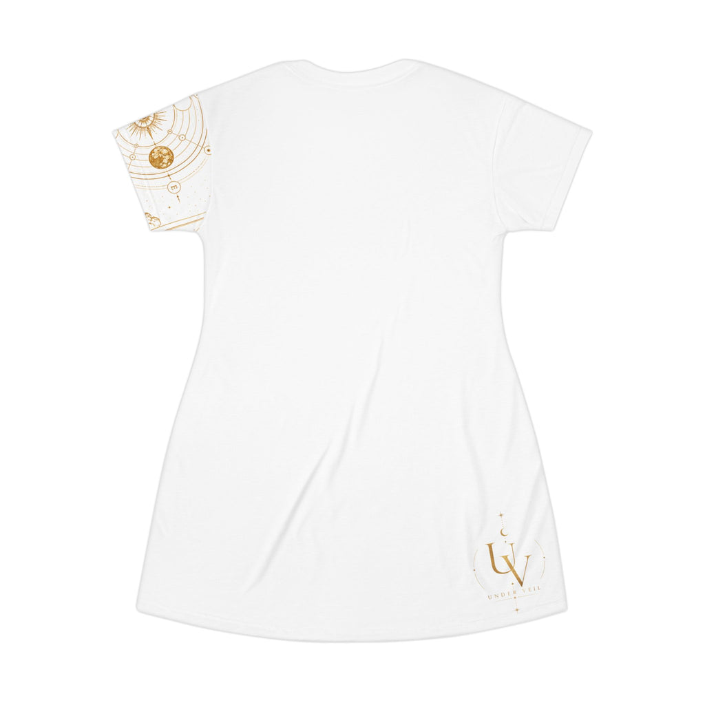 Eve of New Moon Goddess T-Shirt Dress