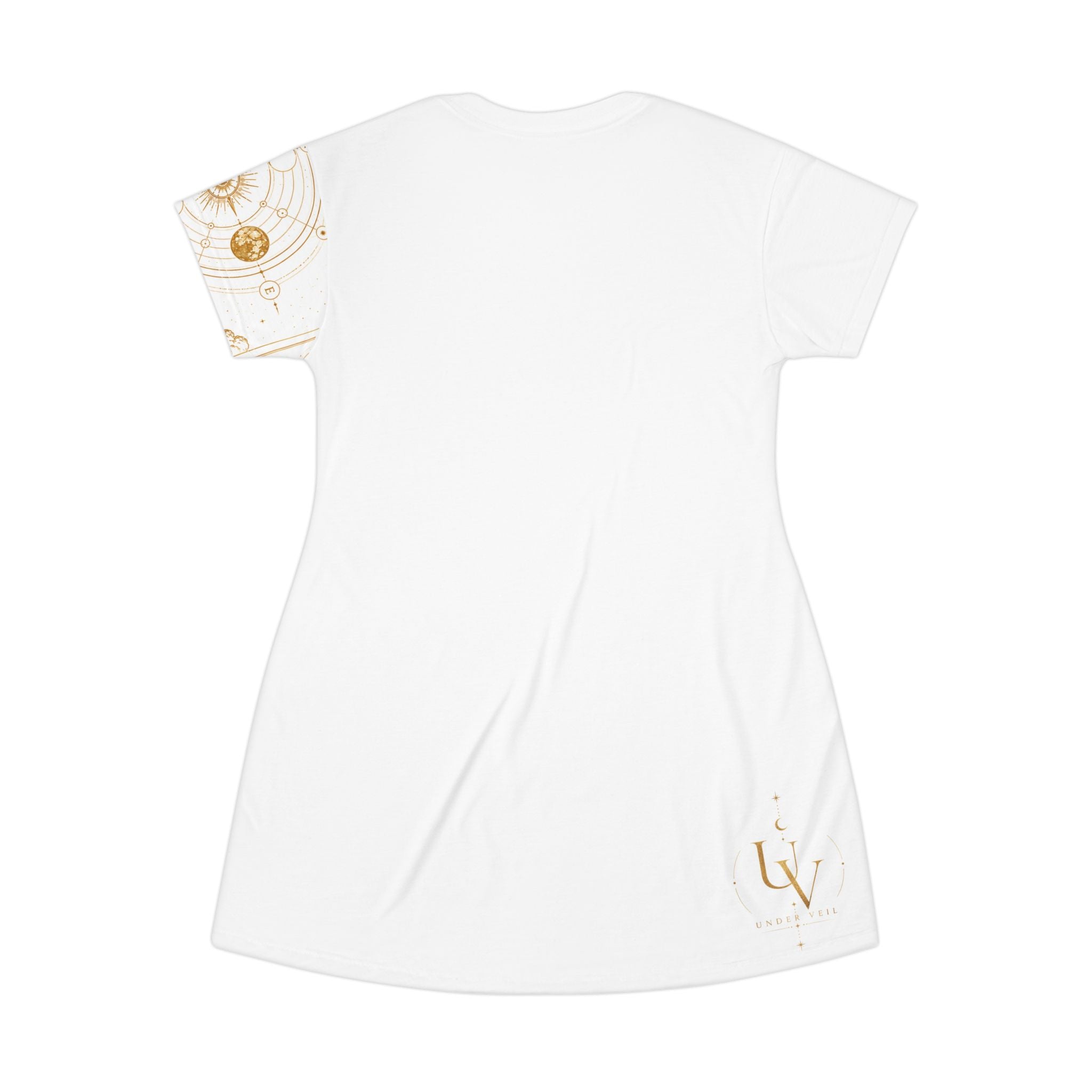 Eve of New Moon Goddess T-Shirt Dress