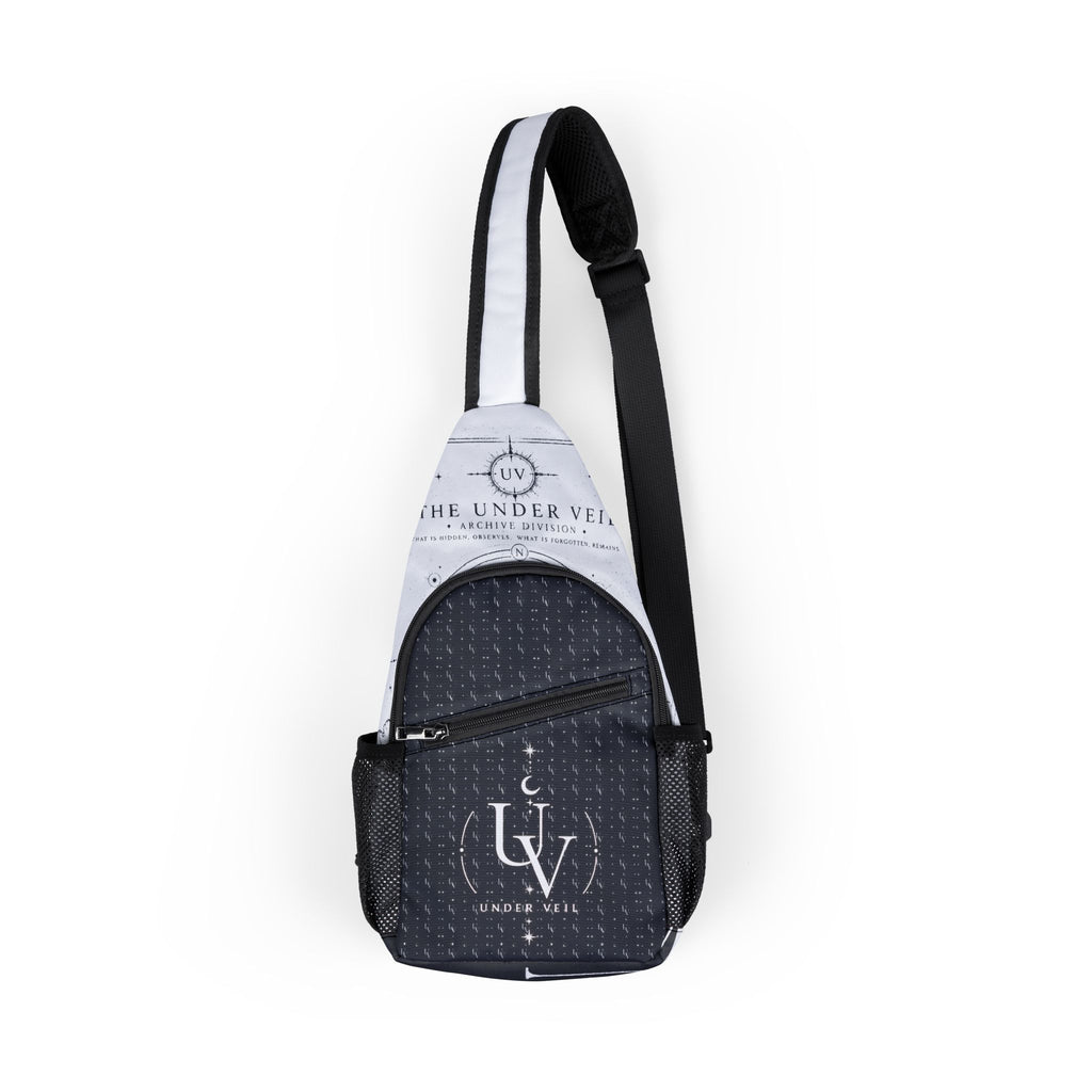 UV Stamp Minimal Moon Phases Chest Bag | All-Over Print