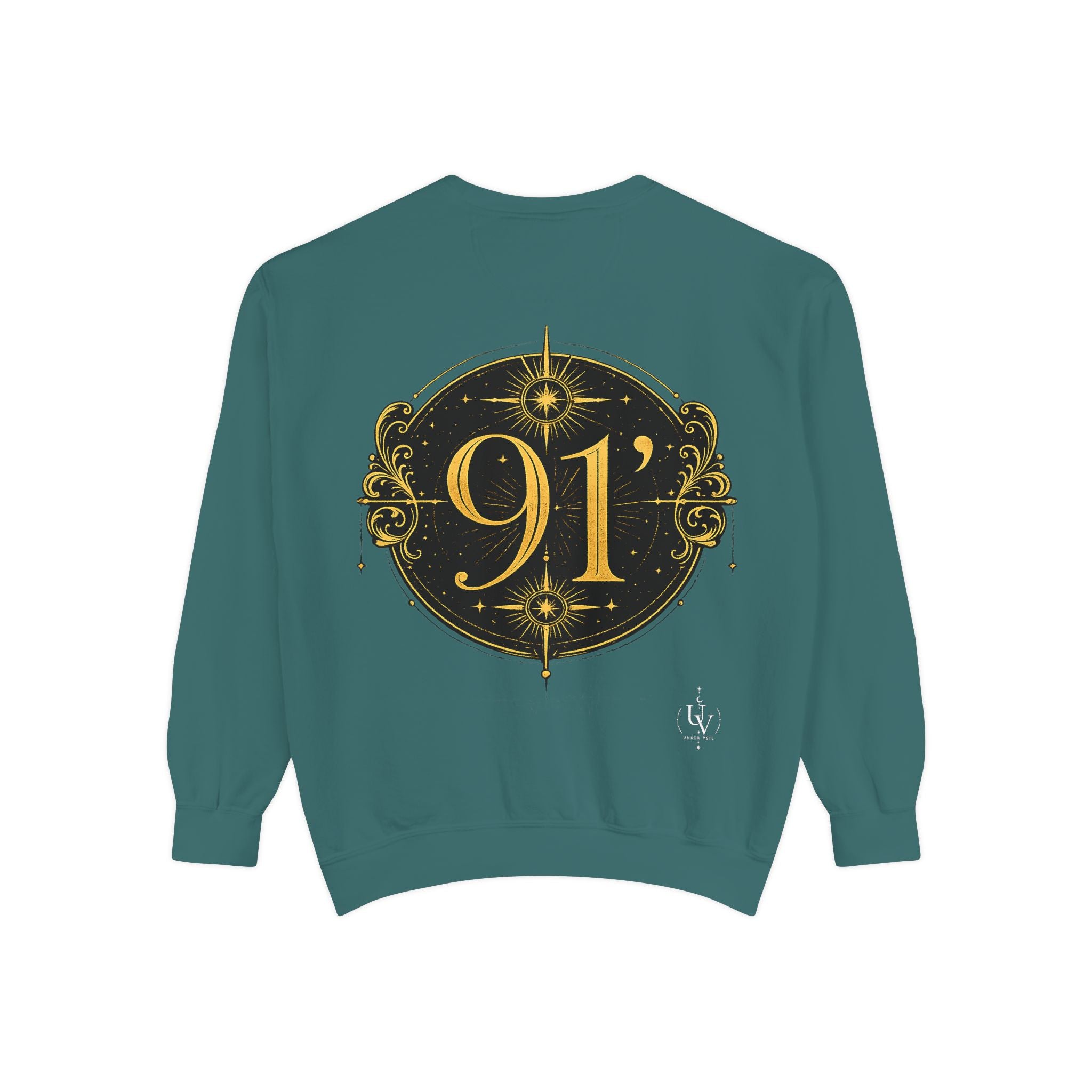 New! UV Graphics Established 91 vintage crest Sweatshirt | 91 compass back graphic