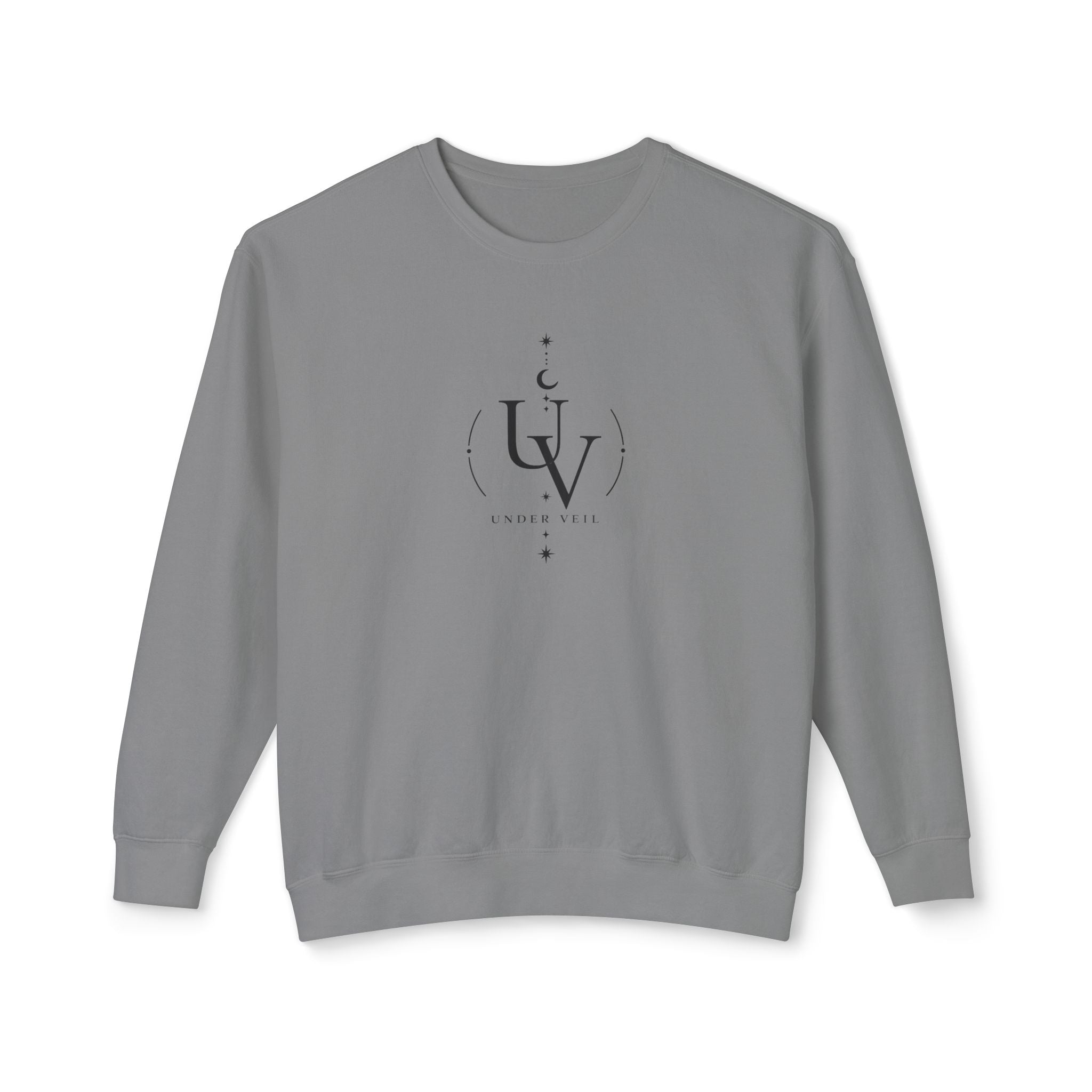 New! UV Graphics Dragon Eye Crewneck Sweatshirt | Minimal Rune Front, Dark Dragon Eye Back