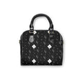 UV signature Pattern Shoulder Handbag | Brown Gold Logo