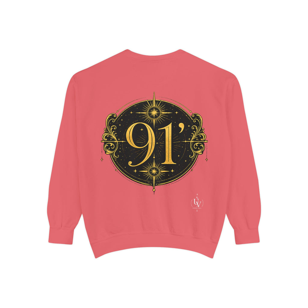 New! UV Graphics Established 91 vintage crest Sweatshirt | 91 compass back graphic