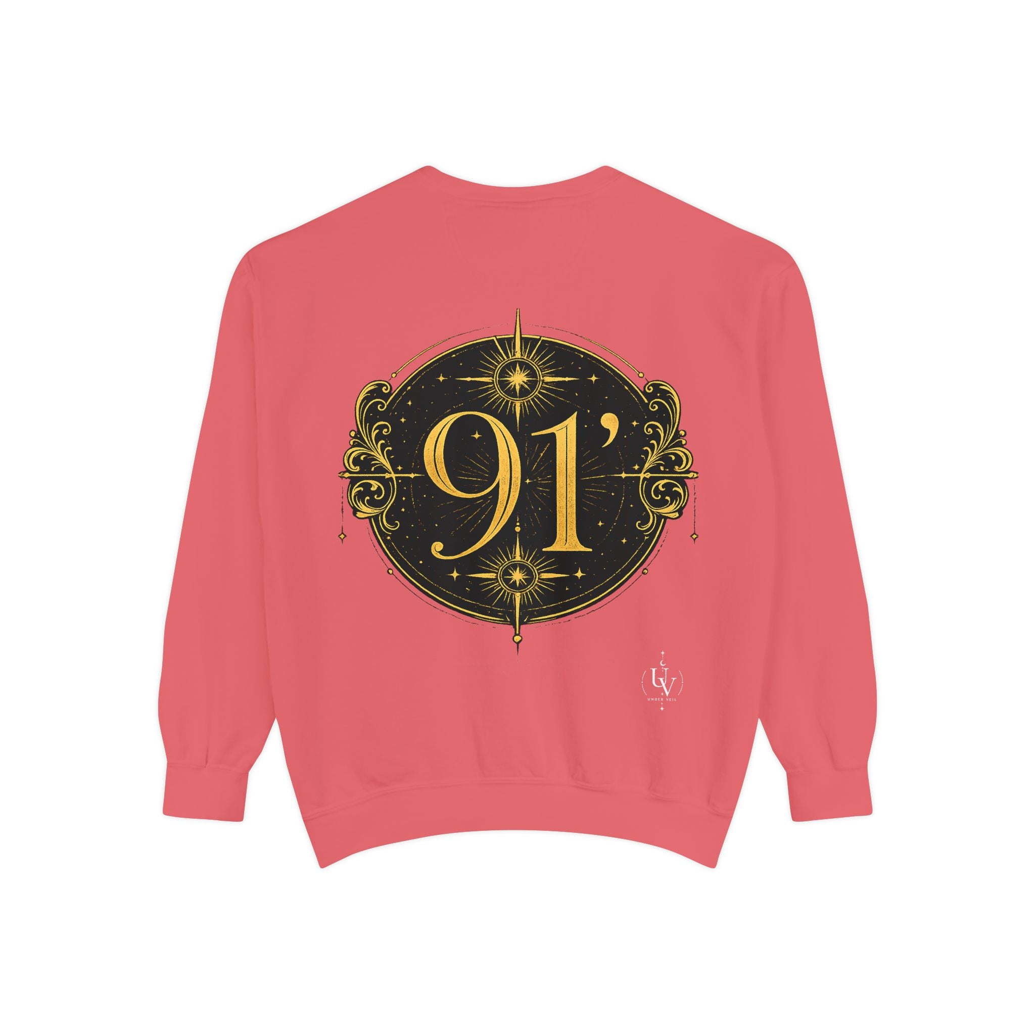 New! UV Graphics Established 91 vintage crest Sweatshirt | 91 compass back graphic