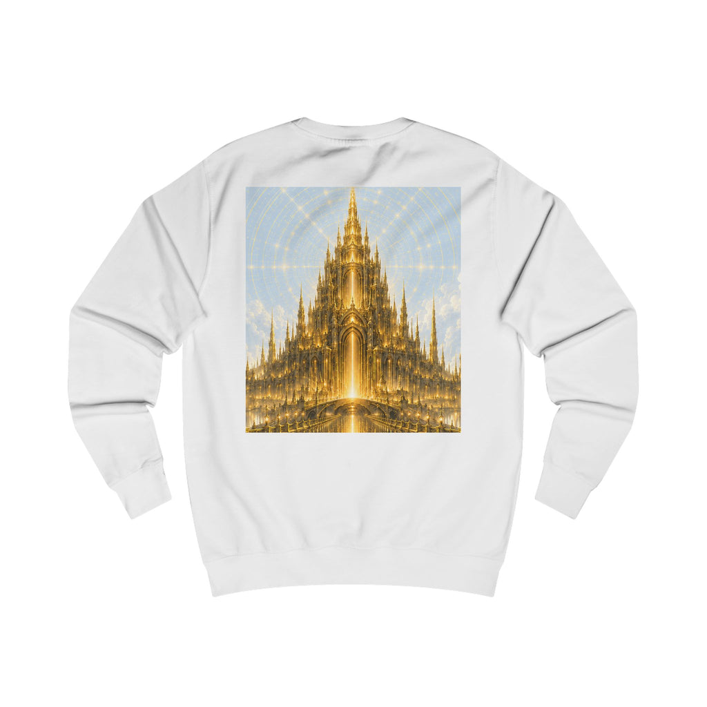 Sol Golden King Sweatshirt — Regal Sun-Inspired Graphic Crewneck