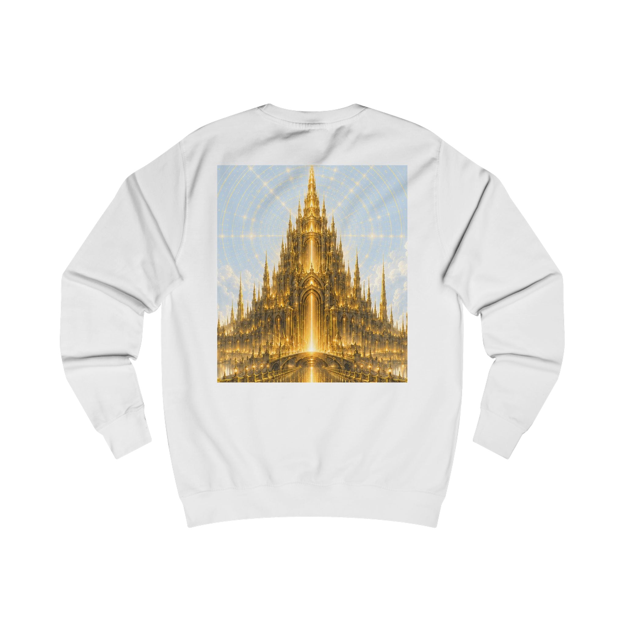 Sol Golden King Sweatshirt — Regal Sun-Inspired Graphic Crewneck