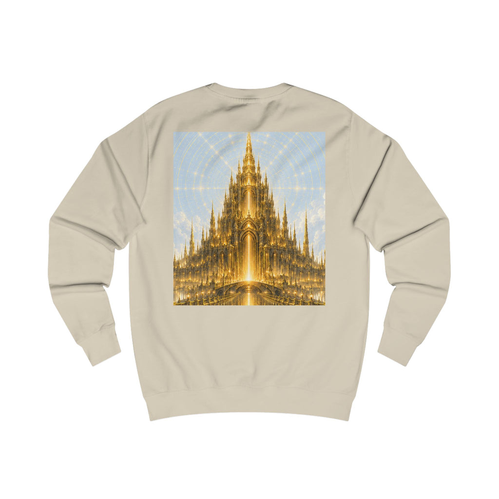Sol Golden King Sweatshirt — Regal Sun-Inspired Graphic Crewneck