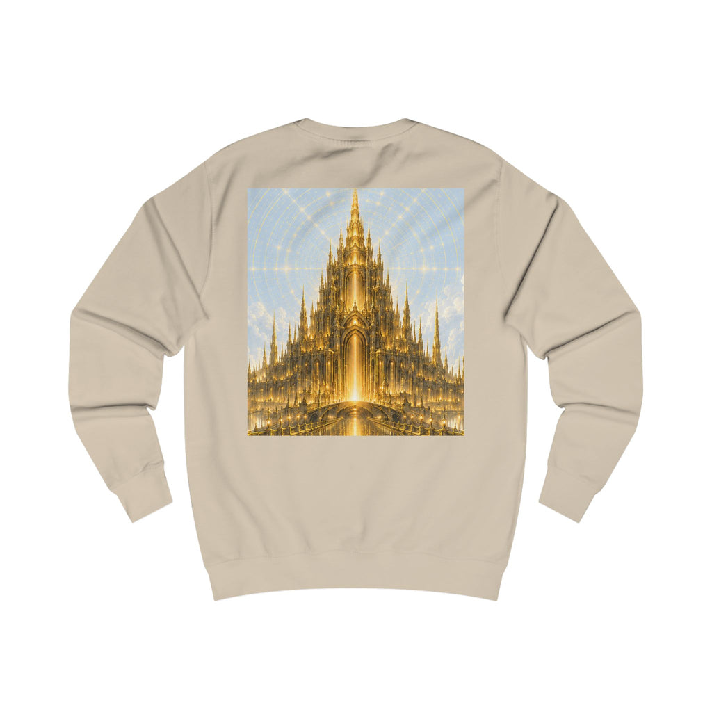 Sol Golden King Sweatshirt — Regal Sun-Inspired Graphic Crewneck