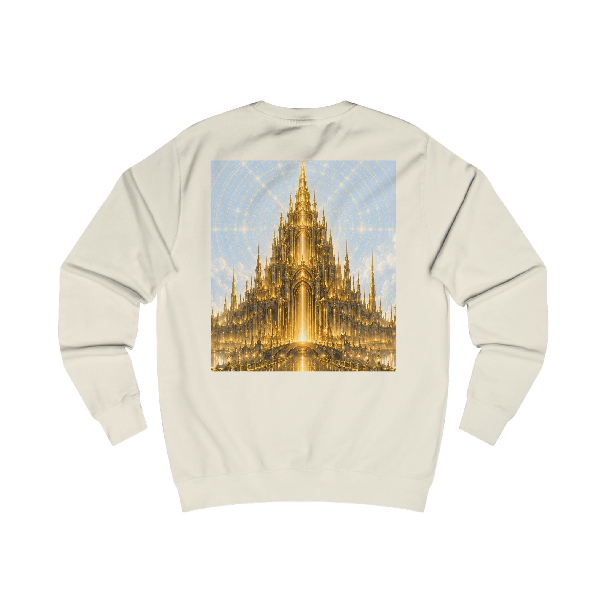 Sol Golden King Sweatshirt — Regal Sun-Inspired Graphic Crewneck