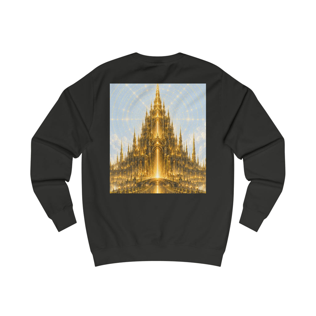 Sol Golden King Sweatshirt — Regal Sun-Inspired Graphic Crewneck