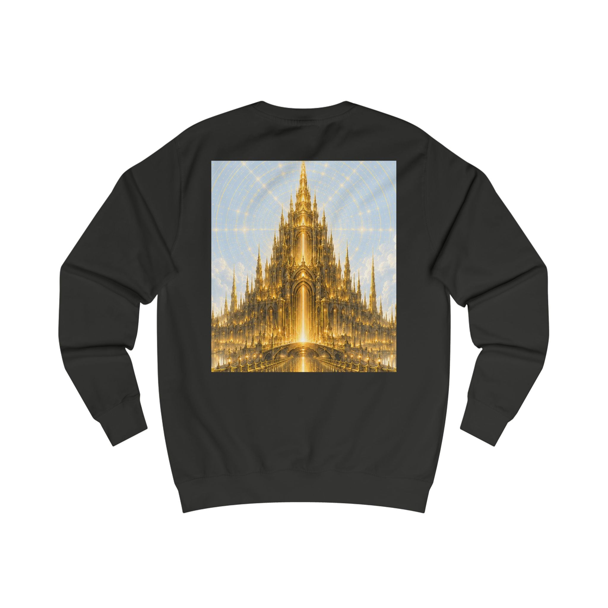 Sol Golden King Sweatshirt — Regal Sun-Inspired Graphic Crewneck