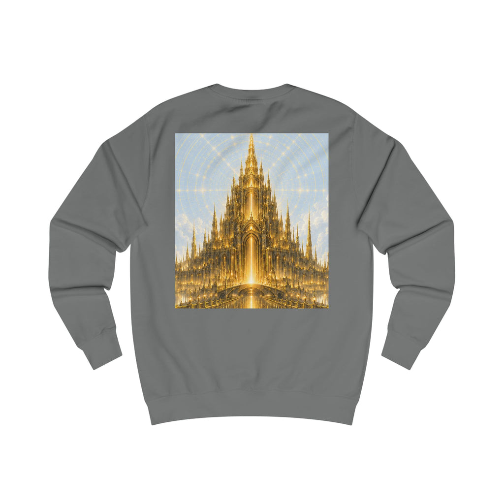 Sol Golden King Sweatshirt — Regal Sun-Inspired Graphic Crewneck