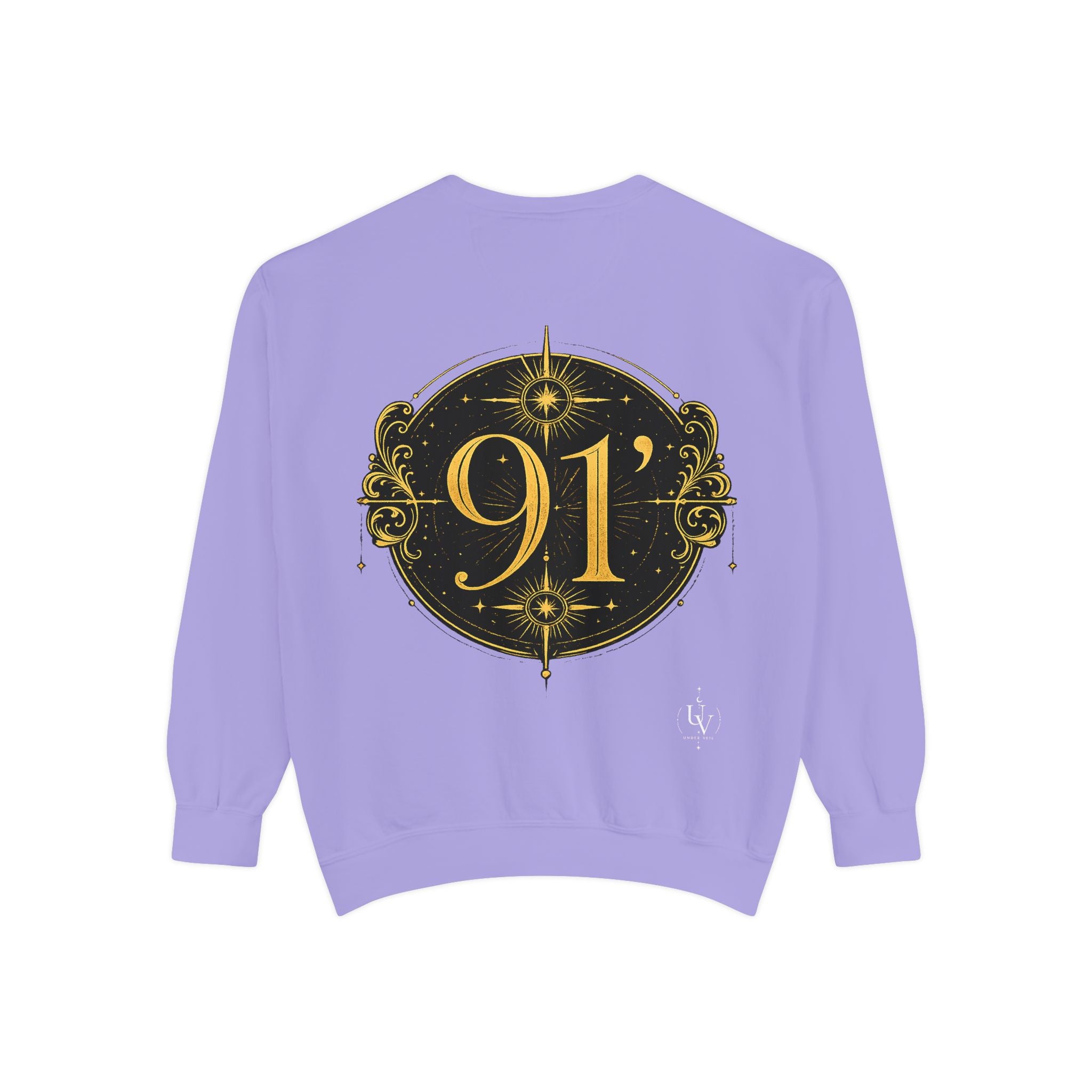 New! UV Graphics Established 91 vintage crest Sweatshirt | 91 compass back graphic
