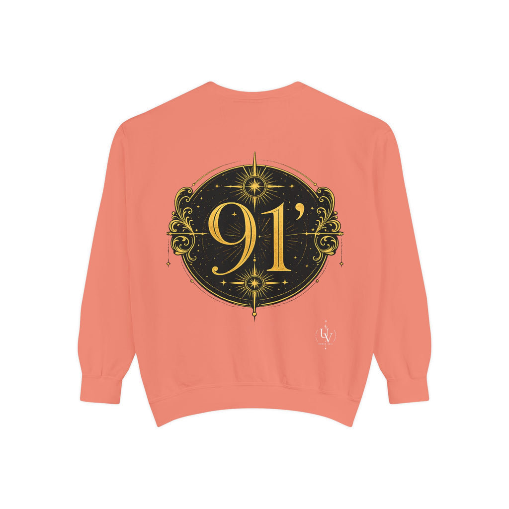 New! UV Graphics Established 91 vintage crest Sweatshirt | 91 compass back graphic