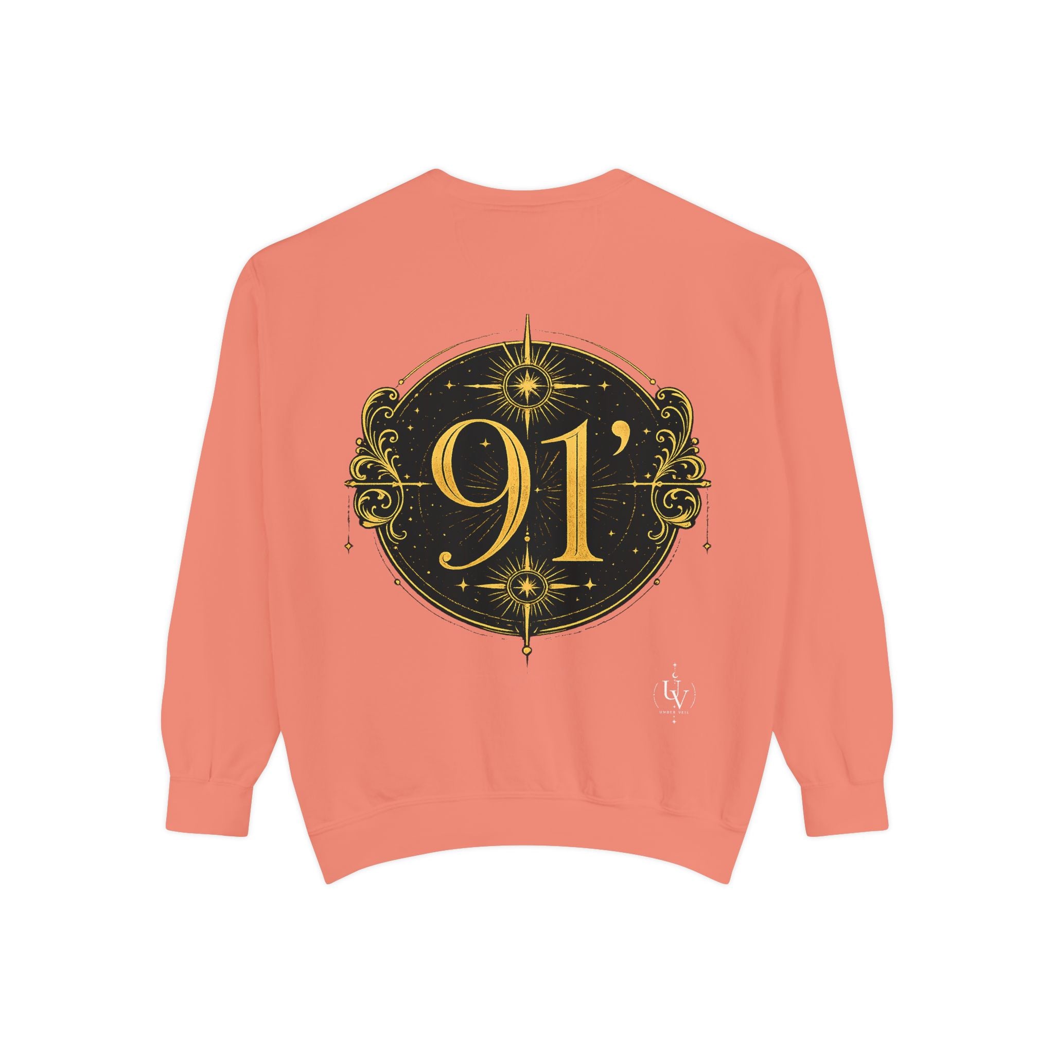 New! UV Graphics Established 91 vintage crest Sweatshirt | 91 compass back graphic