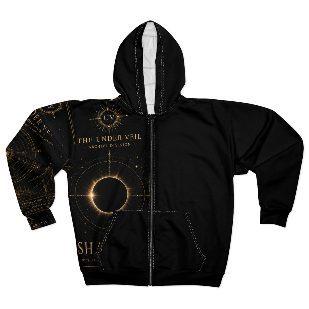 UV Graphics ADAM celestial eclipse portrait Hoodie | All-over print zip hoodie