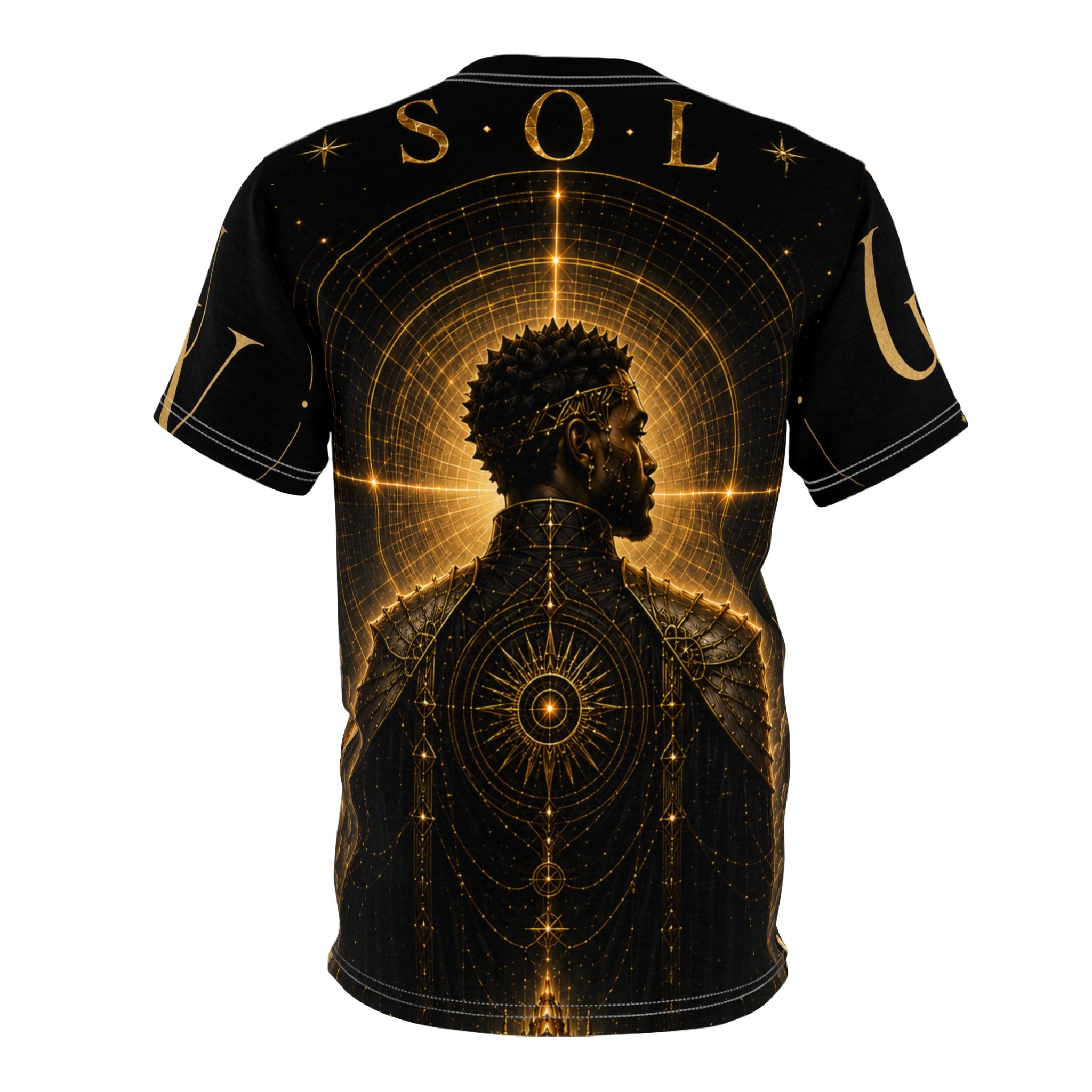 UV SOL Golden Halo King Tee | All-Over Print